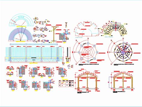 Wooden Gazebo Pergola In Autocad Cad Download 177 Mb Bibliocad