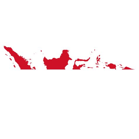 Indonesia Map Flag | Free SVG