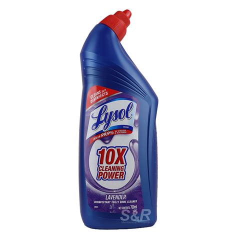 Lysol Disinfectant Toilet Bowl Cleaner Lavender 700ml