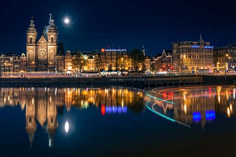 Amsterdam Night Wallpapers - Top Free Amsterdam Night Backgrounds ...