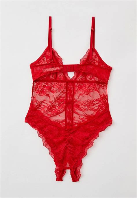 Боди Victoria s Secret TEDDY LINGERIE цвет красный RTLABW790401