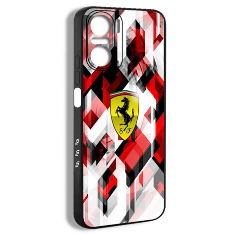 чехол для смартфона Подходит для Poco F3 Ferrari Феррари модный дизайн ...