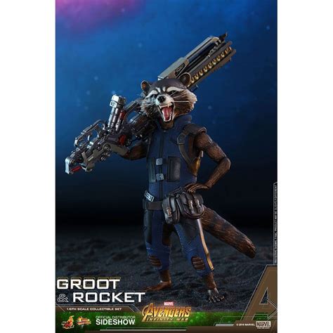 Avengers Infinity War Figures Groot Rocket Hot Toys NL