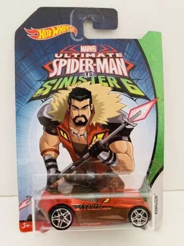 Hot Wheels Marvel Spider Man Vs Sinister Kraven Ettorium Mercadolibre
