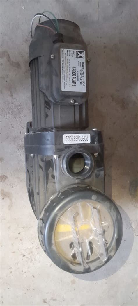 Pool Equipment And Parts Aquadrive 1500 Pool Pump Was Listed For R3500