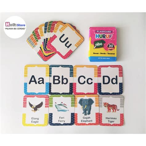 Jual Hertiastore Aneka Flash Card Dan Kartu Pintar Anak Flash Card