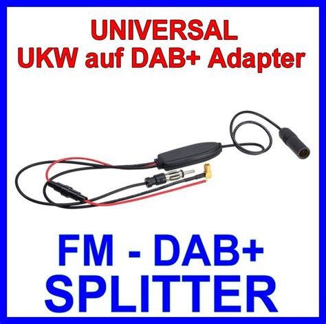 Acv Universal Dab Dab Fm Splitter Din Anschl Sse V