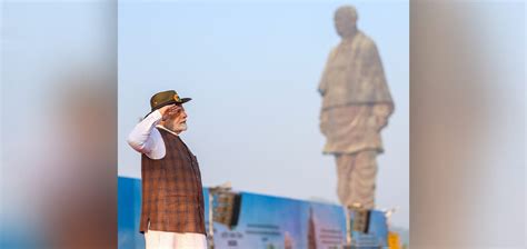 PM Modi Participates In Rashtriya Ekta Diwas Programme