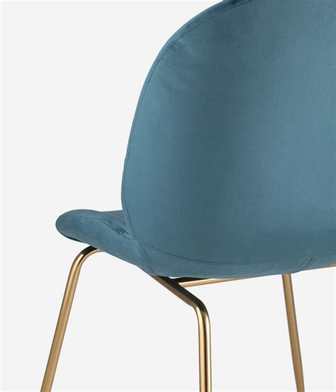 Обеденный стул Beetle велюр на золотых ножках - купить в интернет ...