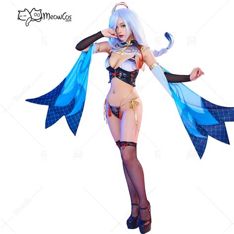 Shenhe Derivative Sexy Lingerie Set Cheongsam Style Top And Panty Set With Sleeves And Stockings