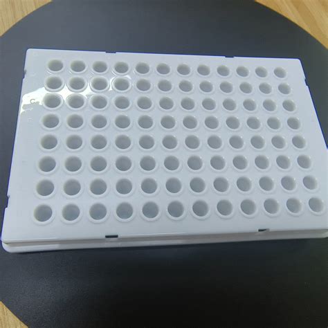 0 1ml 96 Well White PCR Plate With Half Skirt China PCR Tube And