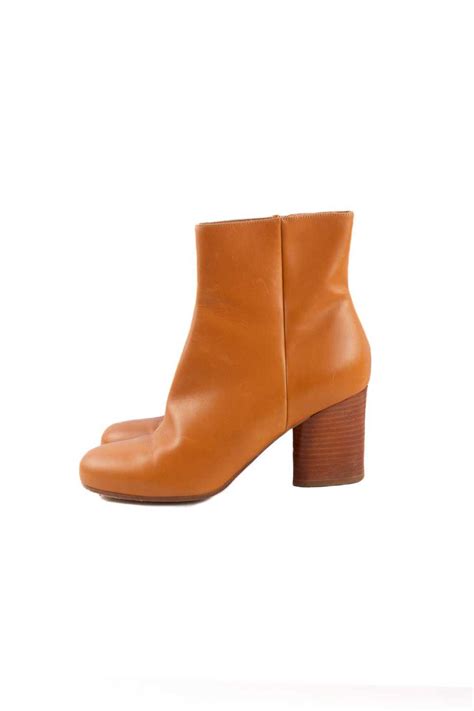 Maison Margiela Maison Margiela Tan Leather Booties Gem