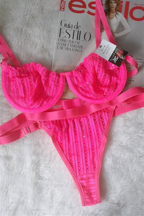 Conjunto Gringa Rendado BBM Lingerie Lingerie direto da Fábrica