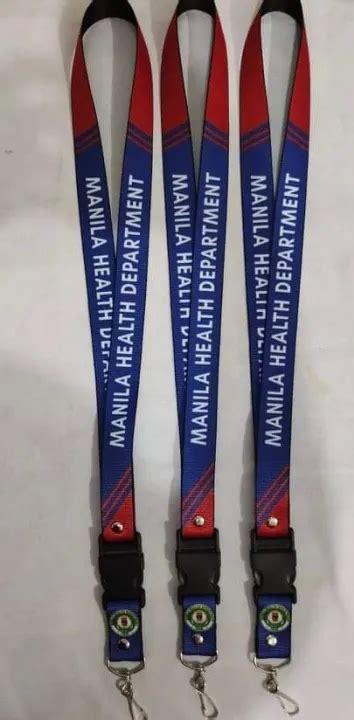 Manila Health Department Id Lace Lanyard Lazada Ph