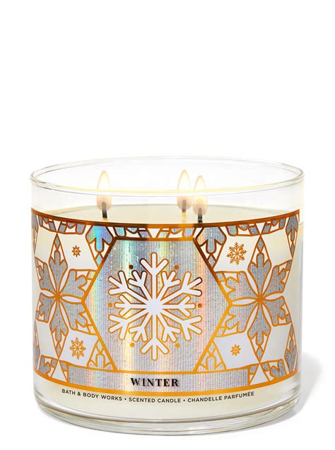 Winter 3 Wick Candle Bath And Body Works