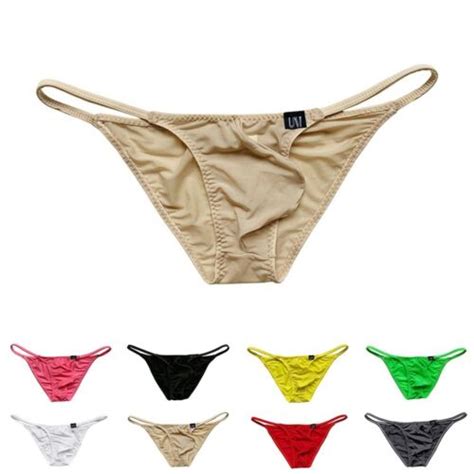 Sexy Men Mesh Low Rise Bikini Thong G String Low Waist Briefs Underwear Panties Ebay