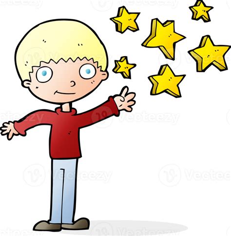 Cartoon Excited Boy 45106088 Png