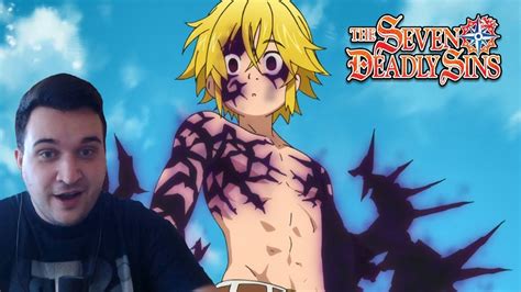 Демоническая сила Мелиодаса! Реакция на аниме Семь смертных грехов 13 ...