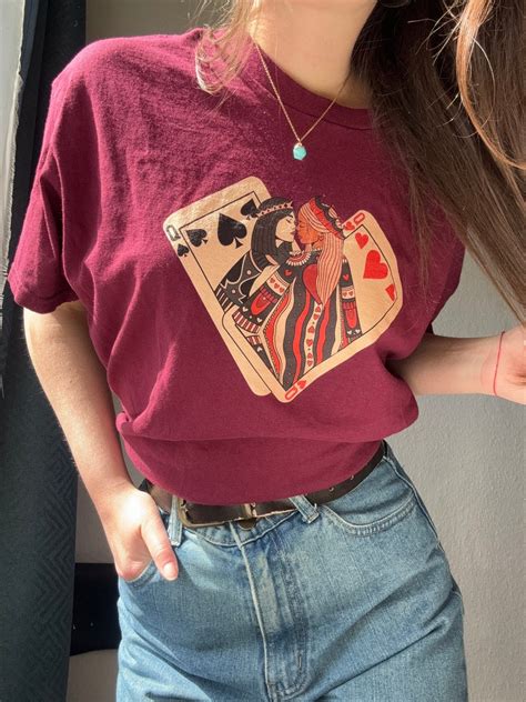 Sapphic Lesbian Shirt Pride Month LGBT Womens Outfit Lesbian Love Sapphic Art Coming Out Gift