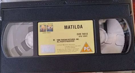 Roald Dahl S Matilda Vhs Video Tape Ebay