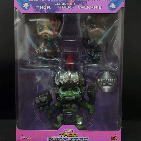 Jual Hot Toys Cosbaby Thor Ragnarok Thor Gladiator Hulk Valkyrie Jakarta Utara Michiko