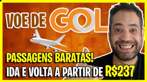 Voe de GOL Passagens Aéreas Baratas a partir de R 237 ida e volta