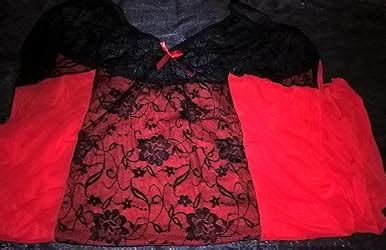 Eternatastic Women S Lace Lingerie Set Babydoll Underwear Red At Amazon Womens Clothing Store