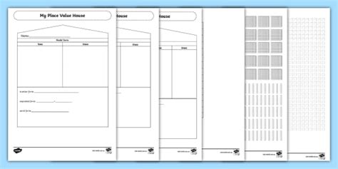 Place Value Houses Worksheets (teacher made) - Twinkl