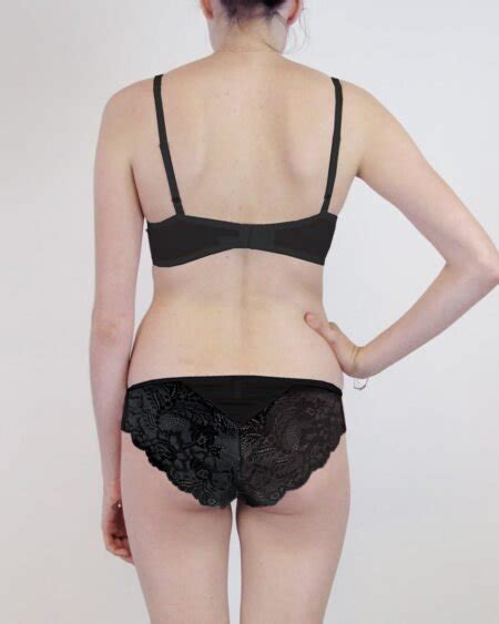 Silk And Lace Bra And Panties Black Chantilly Lace And Navy Silk Lingerie Set Marianna