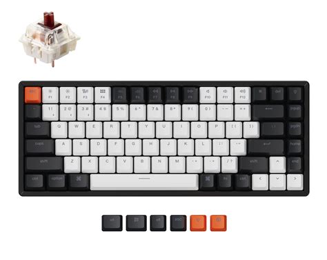 Keychron K Key Aluminum Frame Hot Swap Gateron Rgb Brown Switch Eng Cyrillic Keyboard Black