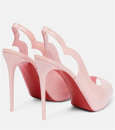 Christian Louboutin Hot Chick Patent Leather Slingback Pumps Christian Louboutin