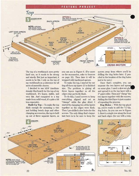 Shopnotes 52 Vol 09 Knock Down Workbench Pdf Artofit