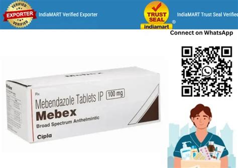 Mebendazole Tablet Treatment Anti Parasitic Mg At Rs Stripe