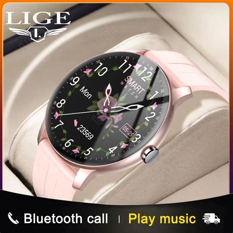 2022 Lige New Bluetooth Call Women Smart Watch Men Full Touch Screen Sport Fitness Watch Ladies