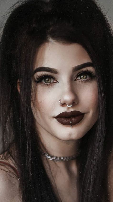 Pin By Bianca Lacerda On Tattoo Piercing Alt Makeup Goth Beauty