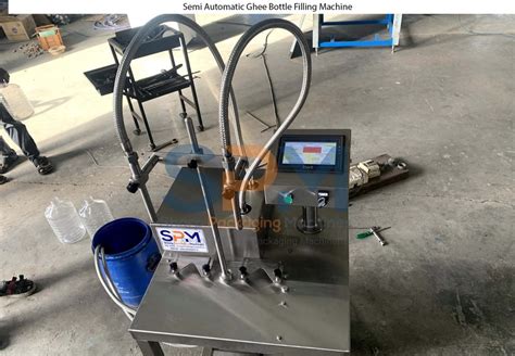 Stainless Steel Semi Automatic Ghee Bottle Filling Machine Power