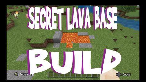 Secret Lava Base Build Youtube