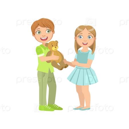 Фотография на тему Мальчик и девочка | PressFoto