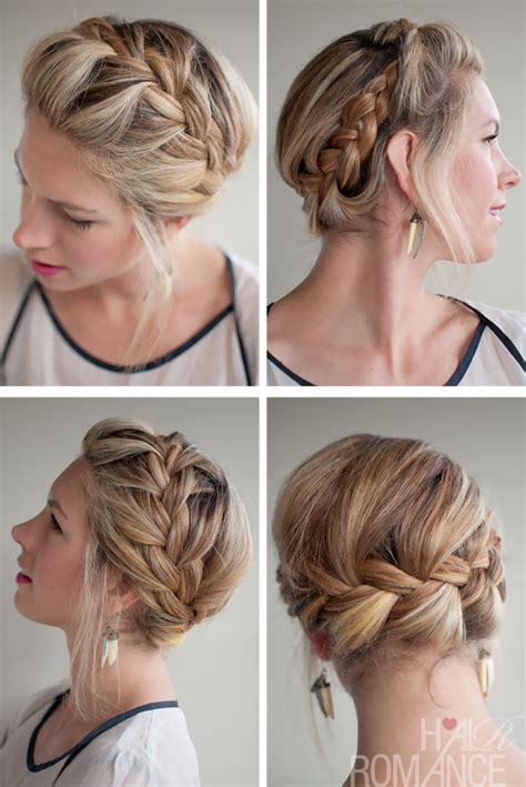 Crown Braids For Short Hair