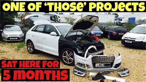 Rebuilding A WRECKED AUDI Q3 Part 1 YouTube