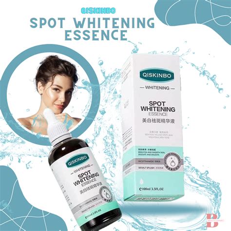 QISKINBO Whitening Essence 100ml Nicotinamide Desalt Splash Whiteneing ...