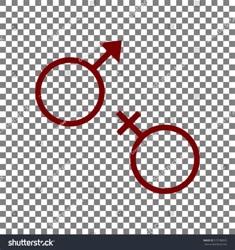 Sex Symbol Sign Maroon Icon On Stock Vector Royalty Free Shutterstock