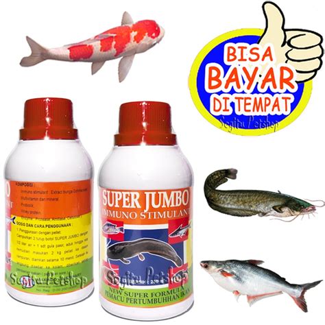 Jual VITAMIN IKAN CEPAT GEMUK MAS NILA LELE GURAMI PATIN BAWAL SUPER