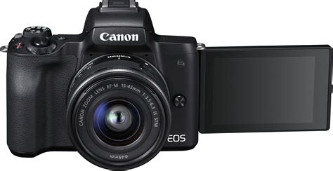 Canon EOS M50 Kit 15-45 - Black - Spegellös systemkamera med 15-45 mm ...