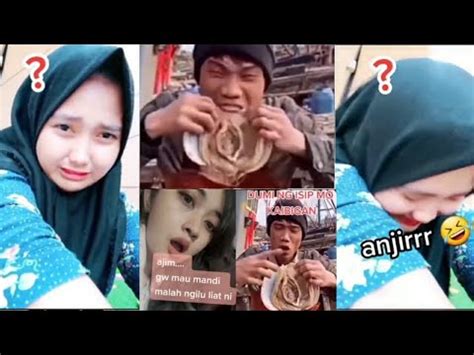 Reaksi Cewek Cewek Tiktok Melihat Orang Mukbang Kerang Mirip Anunya