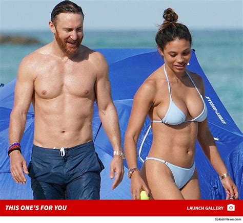 David Guetta Shirtless In Miami But Hot Gf Steals The Show With Diamond Ring