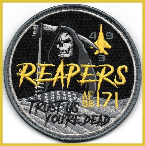 Usafe Patch Rd Fighter Squadron Grim Reapers Flickr