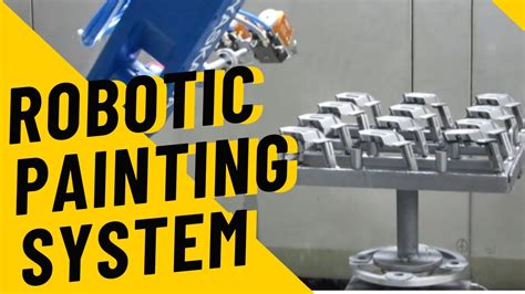 Robotic Painting System By Robentex Yaskawa Youtube