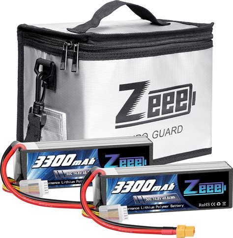 Amazon Zeee 14 8V 50C 3300mAh 4S RC Lipo Battery With XT60 Plug 2