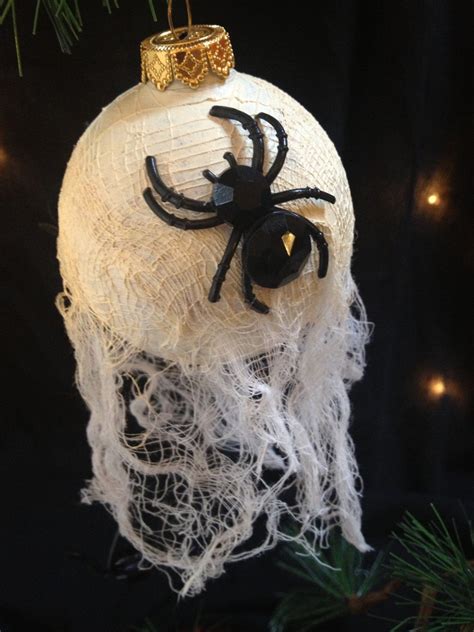 Ornament Spiders Egg Web Nightmare Before Christmas Black Etsy